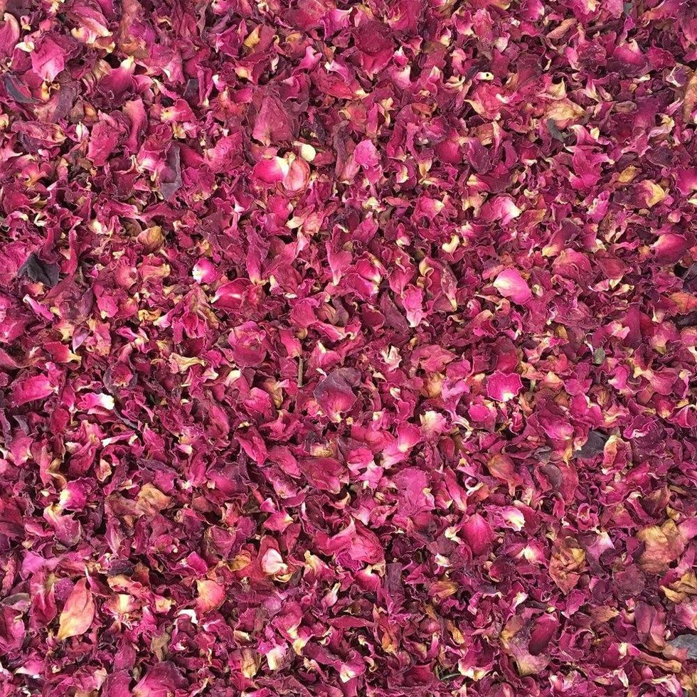 ORGANIC ROSE PETALS, red Om Foods Organic Matters